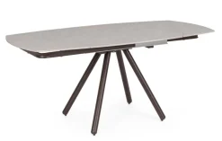 Tavoli>Bizzotto TAVOLO ALL.RAITA 119/178X89 RUST/GRIG.C