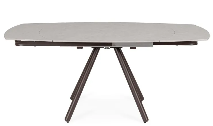 Tavoli>Bizzotto TAVOLO ALL.RAITA 119/178X89 RUST/GRIG.C