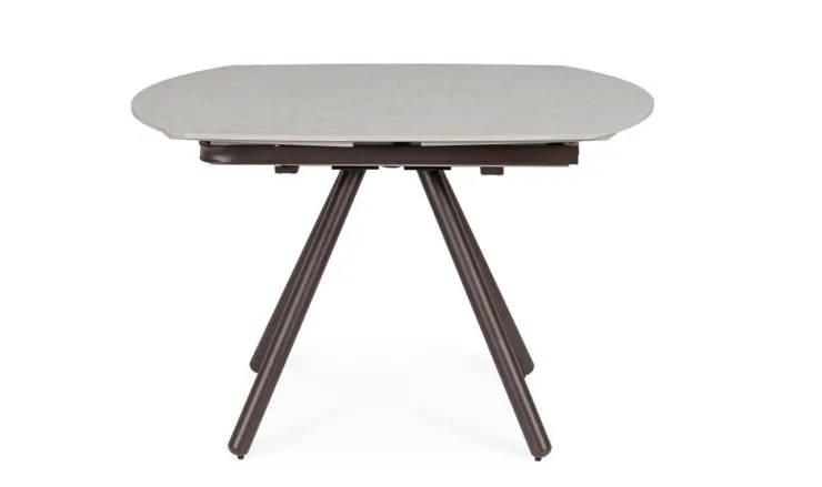 Tavoli>Bizzotto TAVOLO ALL.RAITA 119/178X89 RUST/GRIG.C