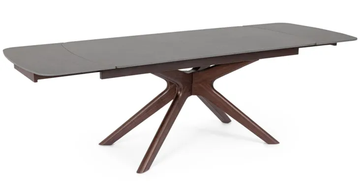 Tavoli>Bizzotto TAVOLO AL.MARITTA 170/250X90 NOCE/GRIGIO
