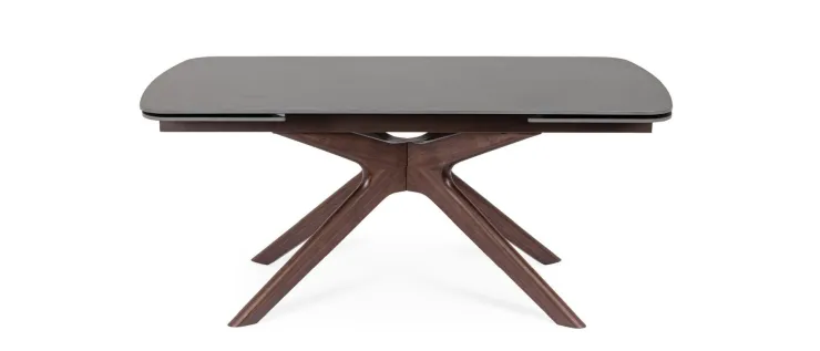 Tavoli>Bizzotto TAVOLO AL.MARITTA 170/250X90 NOCE/GRIGIO