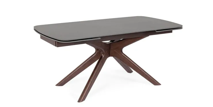 Tavoli>Bizzotto TAVOLO AL.MARITTA 170/250X90 NOCE/GRIGIO