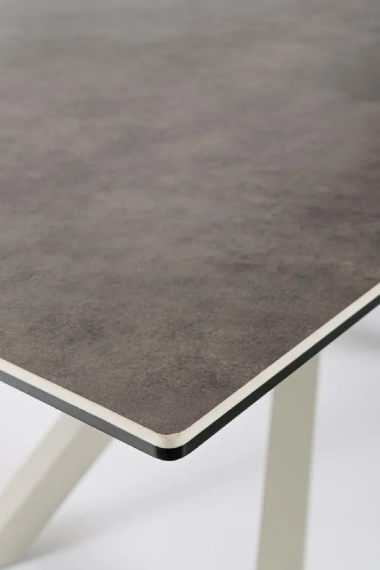 Tavoli>Bizzotto TAVOLO CON PIANO IN CERAMICA TORTORA - SEAN