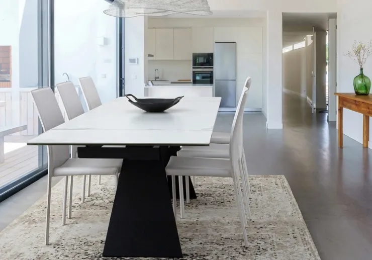 Tavoli>Bizzotto TAVOLO CON PIANO IN CERAMICA - BLAZAR