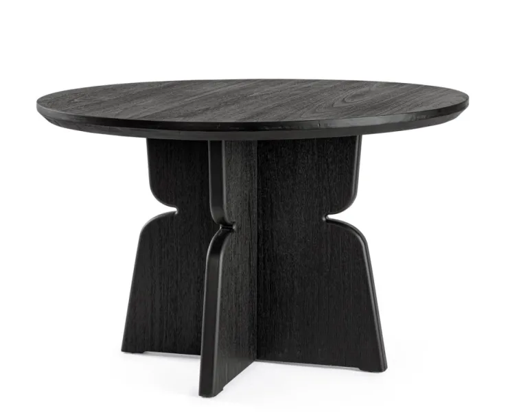 Tavoli>Bizzotto TAVOLO EMPIRE D120 NERO