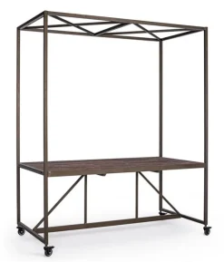 Carrelli Ed Espositori>Bizzotto TAVOLO ESPOSITORE IN LEGNO CON TETTO