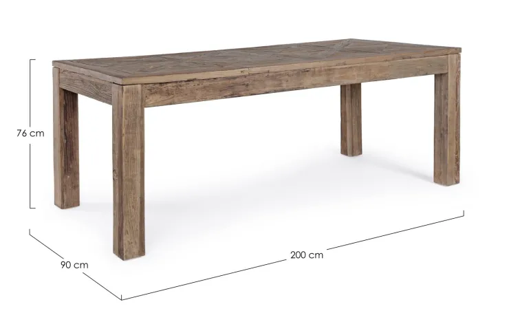 Tavoli>Bizzotto TAVOLO FISSO IN LEGNO 200x90 - KAILY