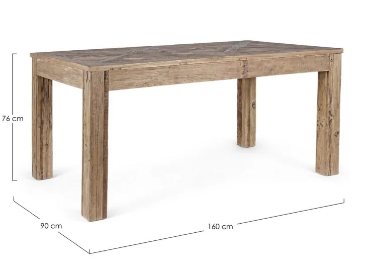 Tavoli>Bizzotto TAVOLO FISSO IN LEGNO 160x90 - KAILY