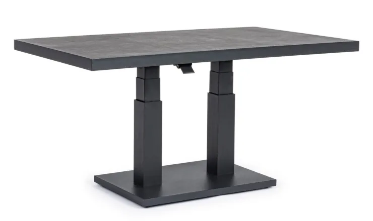 Tavoli>Bizzotto TAVOLO IN ALLUMINIO ANTRACITE JX55 - TRUMAN