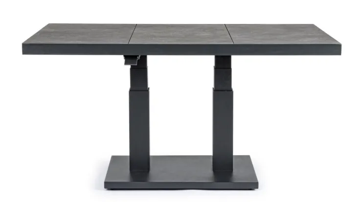 Tavoli>Bizzotto TAVOLO IN ALLUMINIO ANTRACITE JX55 - TRUMAN