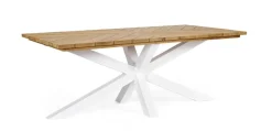 Tavoli>Bizzotto TAVOLO IN ALLUMINIO BIANCO RT01 - PALMDALE