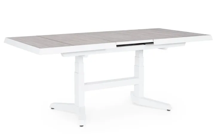 Tavoli>Bizzotto TAVOLO IN ALLUMINIO BIANCO JX11 - ROBERT