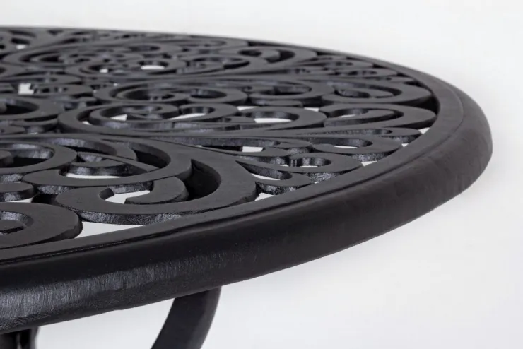 Tavoli>Bizzotto TAVOLO IN ALLUMINIO D110 ANTRACITE - VICTORIA