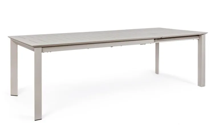 Tavoli>Bizzotto TAVOLO IN ALLUMINIO 160/240X100 - KONNOR RASTIN
