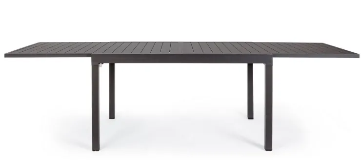 Tavoli>Bizzotto TAVOLO IN ALLUMINIO 135/270X90 ANTRACITE YK13 - PELAGIUS
