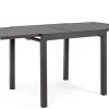 Tavoli>Bizzotto TAVOLO IN ALLUMINIO 83/166X80 ANTRACITE YK13 - PELAGIUS