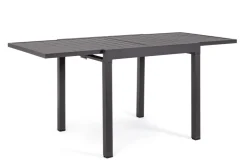 Tavoli>Bizzotto TAVOLO IN ALLUMINIO 83/166X80 ANTRACITE YK13 - PELAGIUS