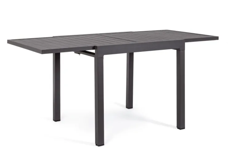 Tavoli>Bizzotto TAVOLO IN ALLUMINIO 83/166X80 ANTRACITE YK13 - PELAGIUS