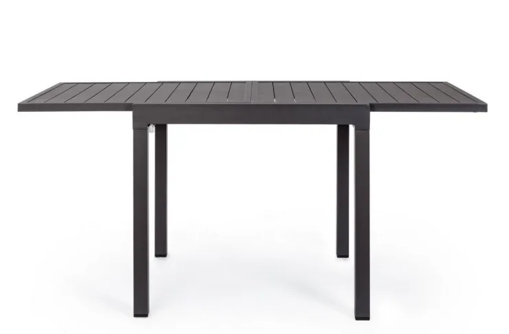 Tavoli>Bizzotto TAVOLO IN ALLUMINIO 83/166X80 ANTRACITE YK13 - PELAGIUS