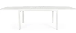 Tavoli>Bizzotto TAVOLO IN ALLUMINIO 135/270X90 BIANCO YK11 - PELAGIUS