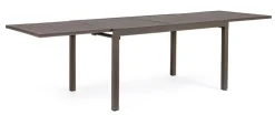 Tavoli>Bizzotto TAVOLO IN ALLUMINIO 135-270X90 COFFEE YK14 - PELAGIUS