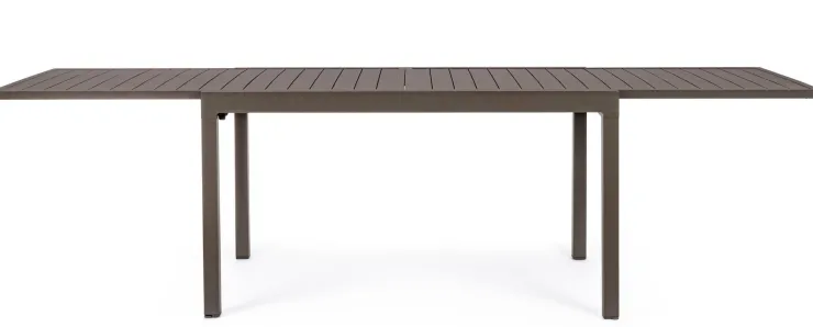 Tavoli>Bizzotto TAVOLO IN ALLUMINIO 135-270X90 COFFEE YK14 - PELAGIUS
