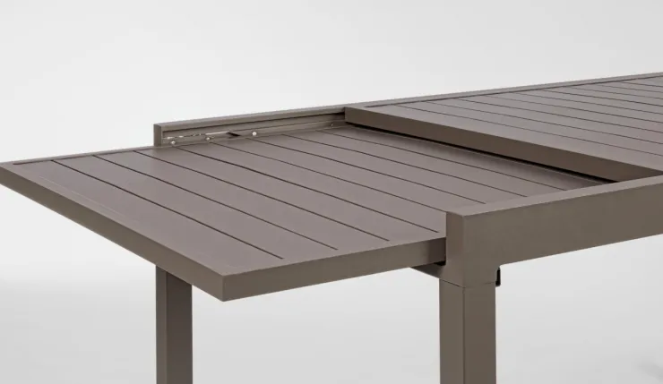 Tavoli>Bizzotto TAVOLO IN ALLUMINIO 135-270X90 COFFEE YK14 - PELAGIUS