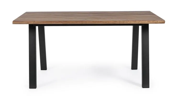 Tavoli>Bizzotto TAVOLO IN LEGNO ANTRACITE 160X90 - OSLO FSC
