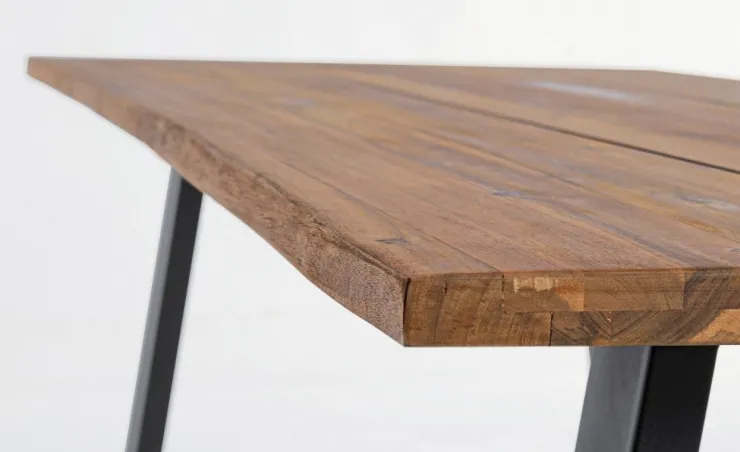 Tavoli>Bizzotto TAVOLO IN LEGNO ANTRACITE 160X90 - OSLO FSC