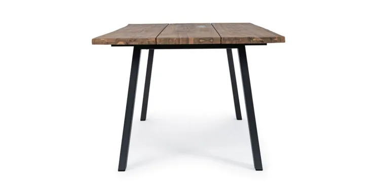 Tavoli>Bizzotto TAVOLO IN LEGNO ANTRACITE 200X100 - OSLO FSC