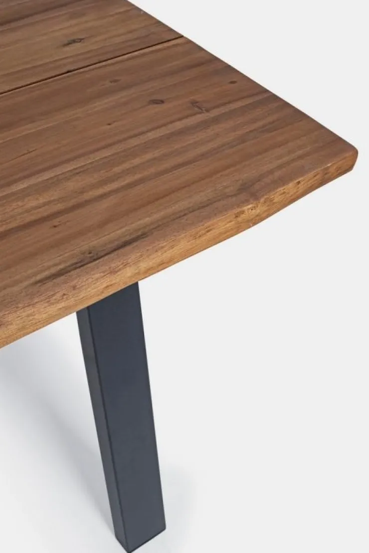 Tavoli>Bizzotto TAVOLO IN LEGNO ANTRACITE 200X100 - OSLO FSC