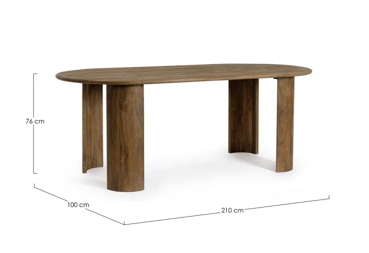 Tavoli>Bizzotto TAVOLO IN LEGNO BROWN- ORLANDO