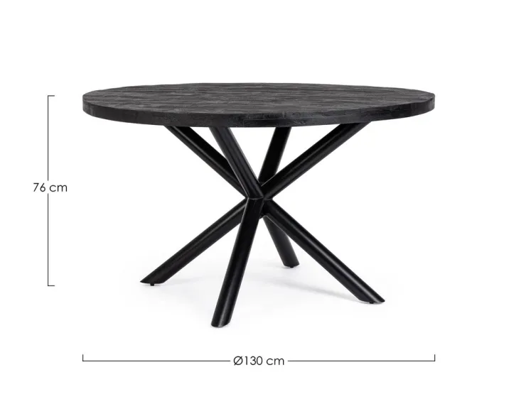 Tavoli>Bizzotto TAVOLO IN LEGNO D130 - HASTINGS