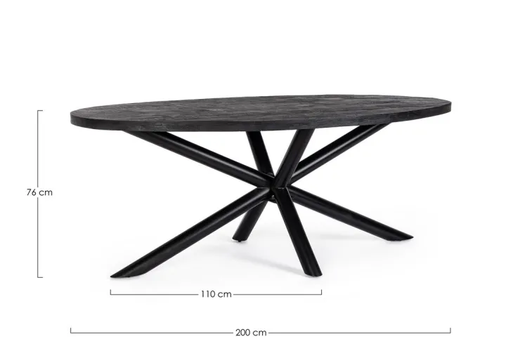 Tavoli>Bizzotto TAVOLO IN LEGNO 200X110 - HASTINGS