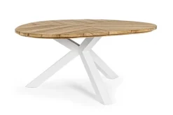 Tavoli>Bizzotto TAVOLO IN TEAK BIANCO RT01 - PALMDALE