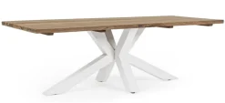 Tavoli>Bizzotto TAVOLO IN TEAK RICICLATO BIANCO PM01 - RAMSEY