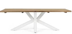 Tavoli>Bizzotto TAVOLO IN TEAK RICICLATO BIANCO PM01 - RAMSEY