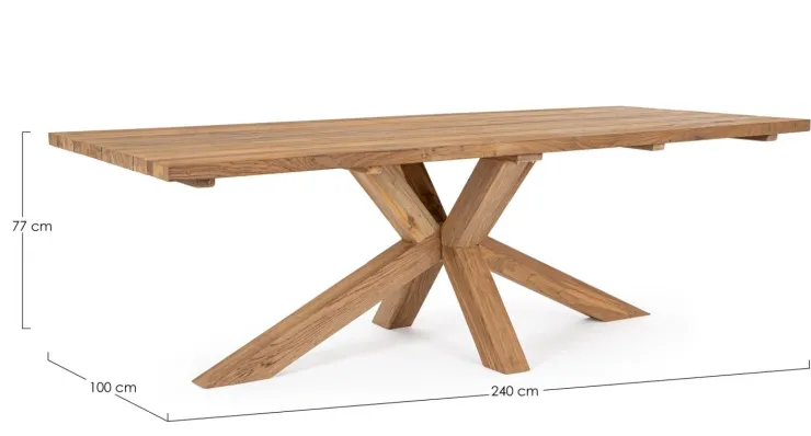 Tavoli>Bizzotto TAVOLO JERSEY 240X100