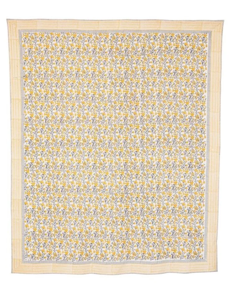 Accessori In Tessuto|Coperte>Bizzotto TELO COPRITUTTO GABRIELLE GIALLO 220X260