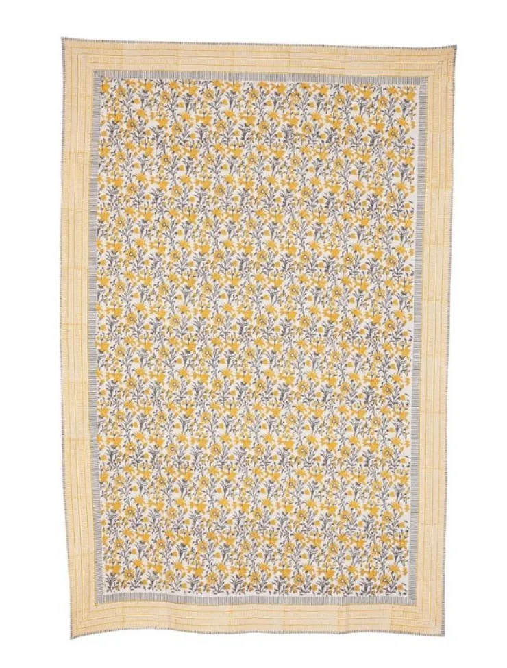 Accessori In Tessuto|Coperte>Bizzotto TELO COPRITUTTO GABRIELLE GIALLO 140X220