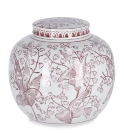 Vasi>Bizzotto VASO CAI C-TAPPO BOMB ROSSO BIANCO H18