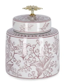Vasi>Bizzotto VASO CAI C-TAPPO CIL ROSSO BIANCO H19
