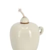 Oggettistica>Bizzotto VASO CON STOPPINO ESMA BEIGE H11,5