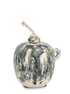 Oggettistica>Bizzotto VASO CON STOPPINO ESMA MEL VER BLU H11,5