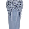 Vasi>Bizzotto VASO DECORATIVO TREASURE AZZURRO H40