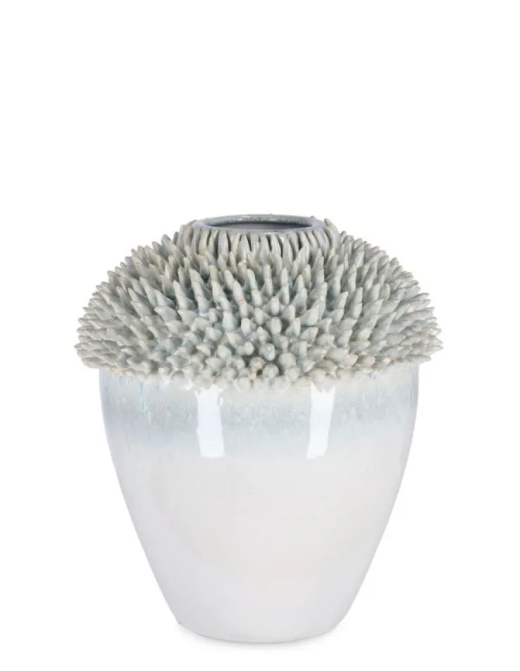 Vasi>Bizzotto VASO IKU BIANCO VERDE H31,5