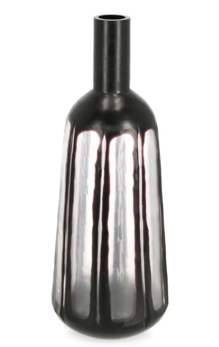 Vasi>Bizzotto VASO KIRINDA VT TRASPARENTE NERO H38