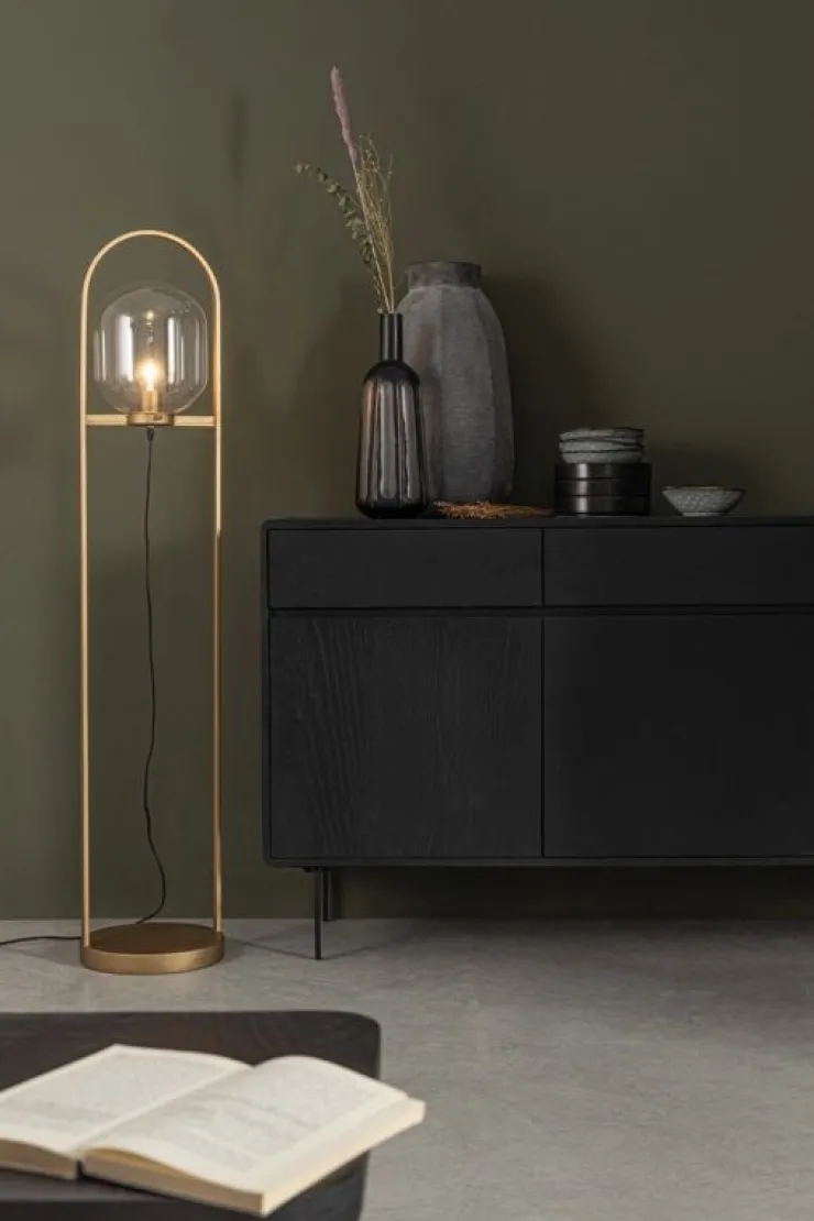Vasi>Bizzotto VASO KIRINDA VT TRASPARENTE NERO H38