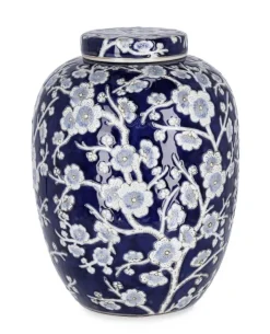 Vasi>Bizzotto VASO MENG C-TAPPO BOMB BLU BIANCO H32