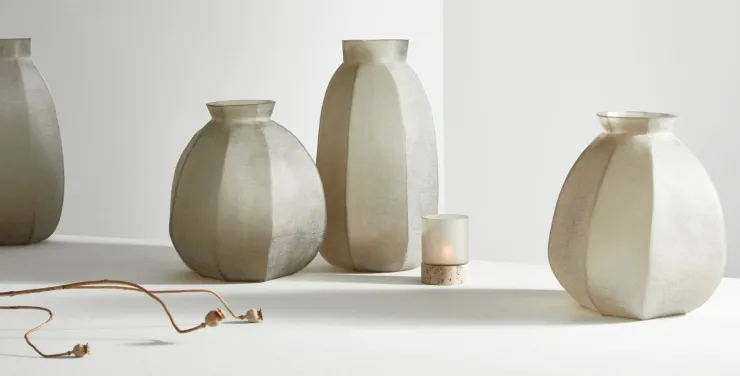 Vasi>Bizzotto VASO MIRISSA VT BEIGE H49,5